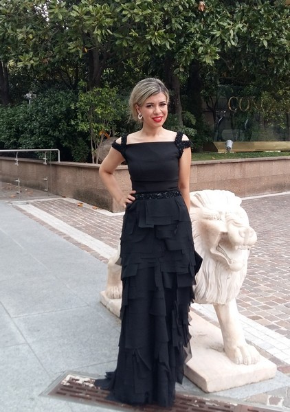 Rita Mansour deressed by Tony Ward Couture